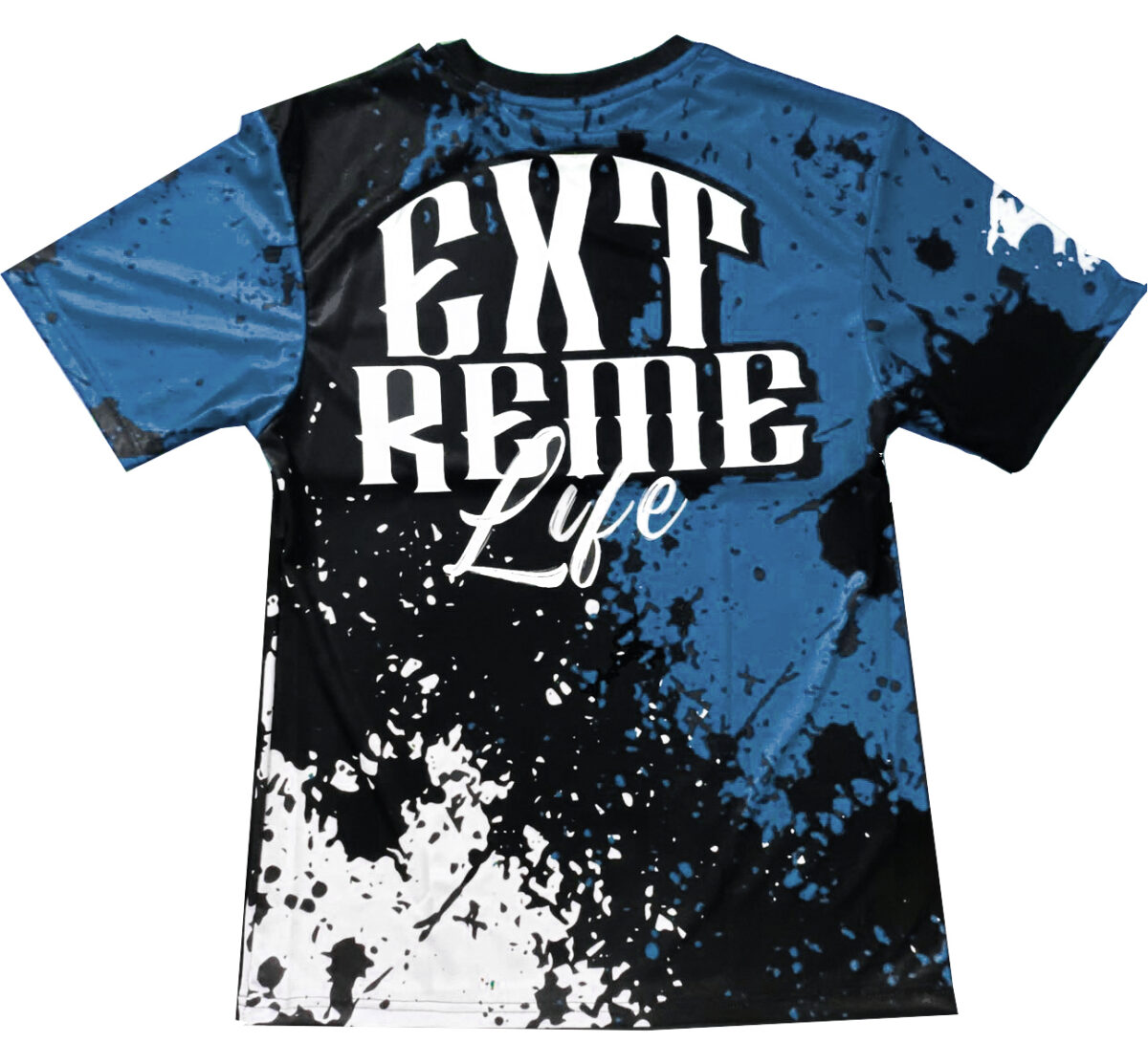 Koszulka Sportowa Extreme Life Mesh Plama Blue