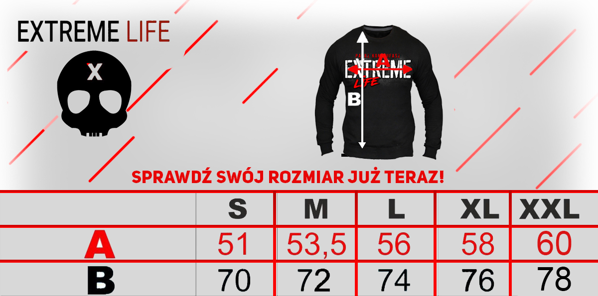 Damska Bluza Extreme Life Linia Black
