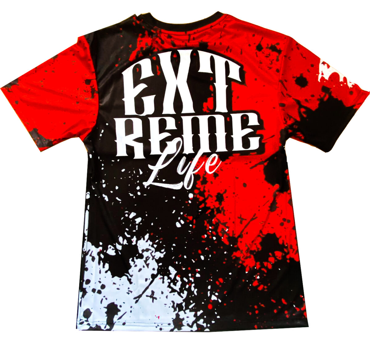 Koszulka Sportowa Extreme Life Mesh Plama Red