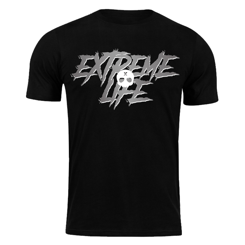 T-shirt Extreme Life Danger Black