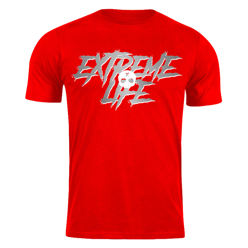 T-shirt Extreme Life Danger Red