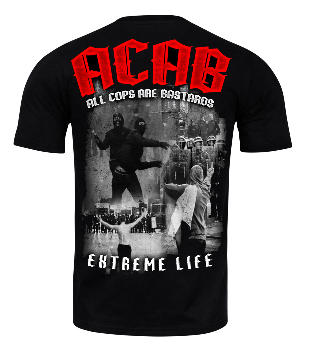 T-shirt Extreme Life ACAB Red