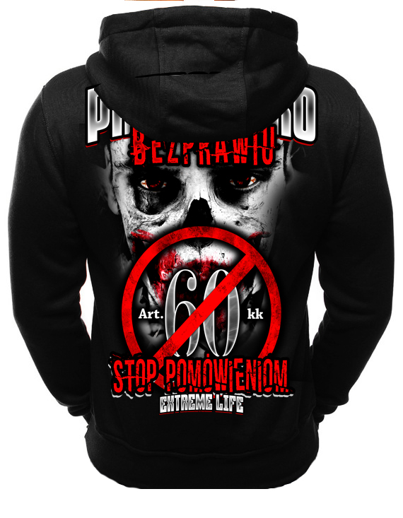 Bluza z kapturem Extreme Life Przeciwko